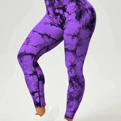 Purple Tie-Dye Leggings – Allure The Brand